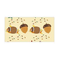 Leaves Foliage Acorns Barrel Yoga Headband by Ndabl3x