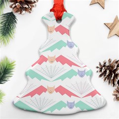 Halloween Pattern Ornament (christmas Tree)  by Ndabl3x