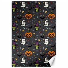 Halloween Bat Pattern Canvas 20  X 30  by Ndabl3x