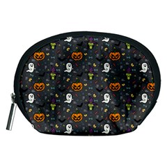 Halloween Bat Pattern Accessory Pouch (medium) by Ndabl3x