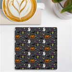 Halloween Bat Pattern UV Print Square Tile Coaster  Front