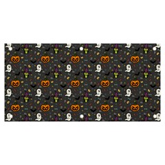 Halloween Bat Pattern Banner And Sign 6  X 3  by Ndabl3x