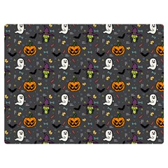 Halloween Bat Pattern Premium Plush Fleece Blanket (extra Small) by Ndabl3x