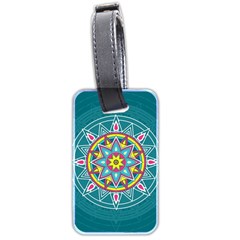 Abstract Digital Artwork Luggage Tag (two Sides) by Ndabl3x