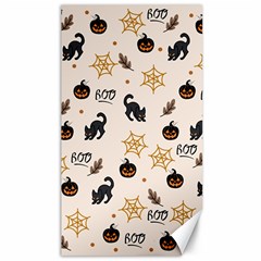 Cat Halloween Pattern Canvas 40  X 72 