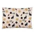 Cat Halloween Pattern Pillow Case (Two Sides) Front