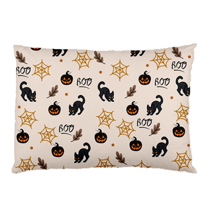 Cat Halloween Pattern Pillow Case (Two Sides)