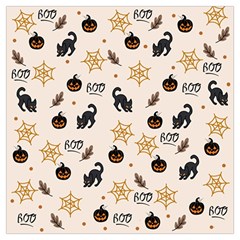 Cat Halloween Pattern Lightweight Scarf  by Ndabl3x