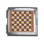 Chess Halloween Pattern Mega Link Italian Charm (18mm) Front