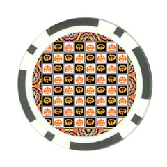 Chess Halloween Pattern Poker Chip Card Guard by Ndabl3x