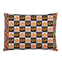 Chess Halloween Pattern Pillow Case by Ndabl3x