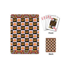 Chess Halloween Pattern Playing Cards Single Design (mini) by Ndabl3x