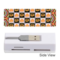 Chess Halloween Pattern Memory Card Reader (stick) by Ndabl3x