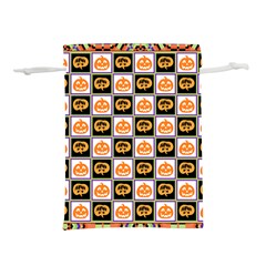 Chess Halloween Pattern Lightweight Drawstring Pouch (s) by Ndabl3x