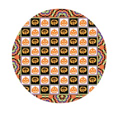 Chess Halloween Pattern Mini Round Pill Box (pack Of 5) by Ndabl3x