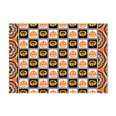 Chess Halloween Pattern Crystal Sticker (a4) by Ndabl3x