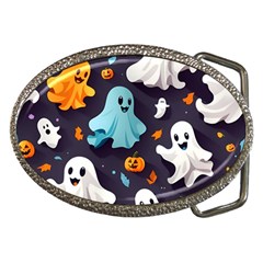 Ghost Pumpkin Scary Belt Buckles by Ndabl3x