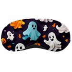 Ghost Pumpkin Scary Sleep Mask Front