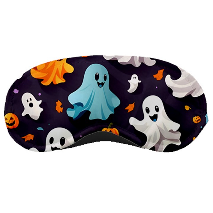 Ghost Pumpkin Scary Sleep Mask