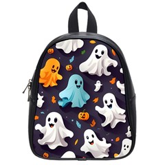 Ghost Pumpkin Scary School Bag (small) by Ndabl3x