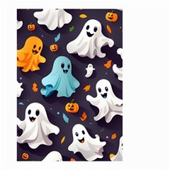 Ghost Pumpkin Scary Small Garden Flag (two Sides) by Ndabl3x