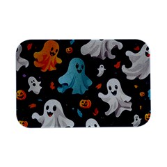 Ghost Pumpkin Scary Open Lid Metal Box (silver)   by Ndabl3x