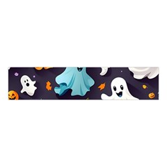 Ghost Pumpkin Scary Velvet Scrunchie by Ndabl3x