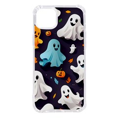 Ghost Pumpkin Scary Iphone 14 Plus Tpu Uv Print Case