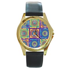 October 31 Halloween Round Gold Metal Watch by Ndabl3x