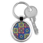 October 31 Halloween Key Chain (Round) Front