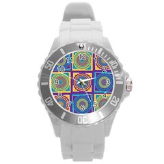 October 31 Halloween Round Plastic Sport Watch (l) by Ndabl3x