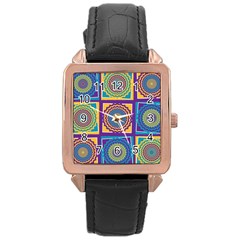 October 31 Halloween Rose Gold Leather Watch  by Ndabl3x