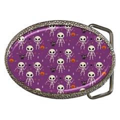 Skull Halloween Pattern Belt Buckles by Ndabl3x