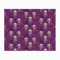 Skull Halloween Pattern Small Glasses Cloth by Ndabl3x