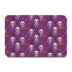 Skull Halloween Pattern Plate Mats by Ndabl3x