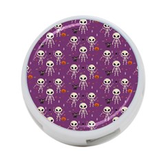 Skull Halloween Pattern 4-port Usb Hub (one Side) by Ndabl3x