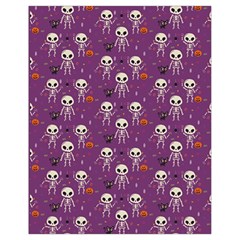 Skull Halloween Pattern Drawstring Bag (small) by Ndabl3x