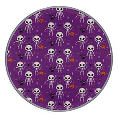 Skull Halloween Pattern Wireless Fast Charger(white) by Ndabl3x