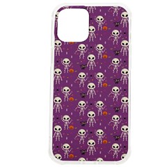 Skull Halloween Pattern Iphone 12 Pro Max Tpu Uv Print Case by Ndabl3x