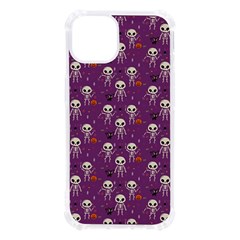 Skull Halloween Pattern Iphone 13 Tpu Uv Print Case by Ndabl3x