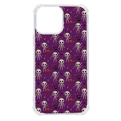 Skull Halloween Pattern Iphone 13 Pro Max Tpu Uv Print Case by Ndabl3x