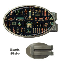 Hieroglyphs Space Money Clips (oval)  by Ndabl3x