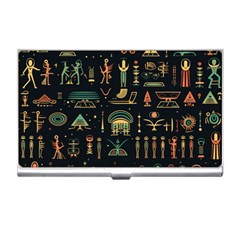 Hieroglyphs Space Business Card Holder by Ndabl3x