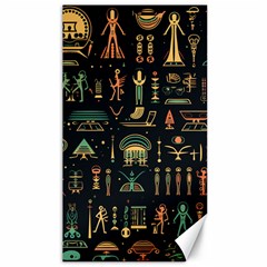 Hieroglyphs Space Canvas 40  X 72 