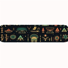 Hieroglyphs Space Large Bar Mat by Ndabl3x