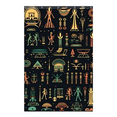 Hieroglyphs Space Shower Curtain 48  X 72  (small)  by Ndabl3x