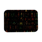 Hieroglyphs Space Open Lid Metal Box (Silver)   Front