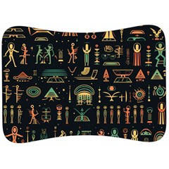 Hieroglyphs Space Velour Seat Head Rest Cushion by Ndabl3x