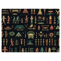 Hieroglyphs Space Premium Plush Fleece Blanket (extra Small) by Ndabl3x