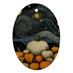 Pumpkin Halloween Ornament (oval) by Ndabl3x